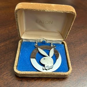 Vintage Playboy Bunny Pendant Necklace